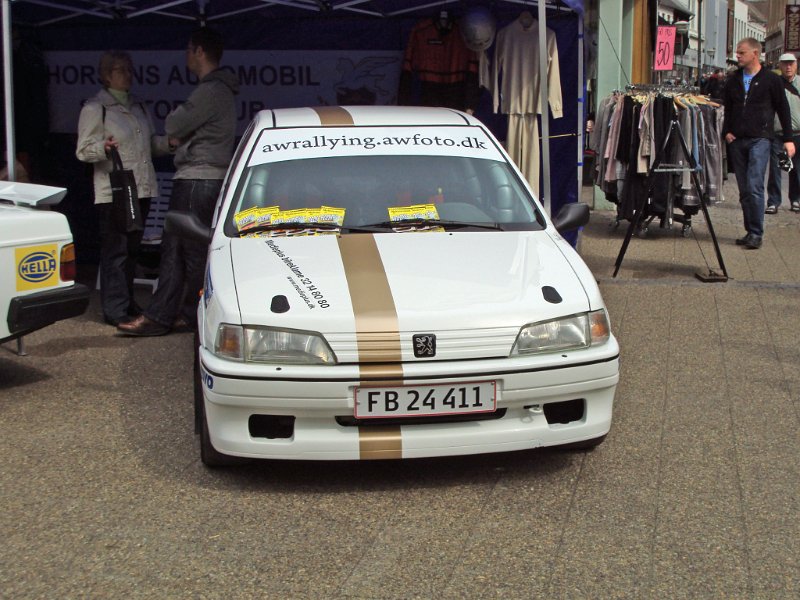 DSC00410_edited-1.JPG - Alex Westphalen  Peugeot 106 Rallye på Horsens Automobil Motor Klub`s stand